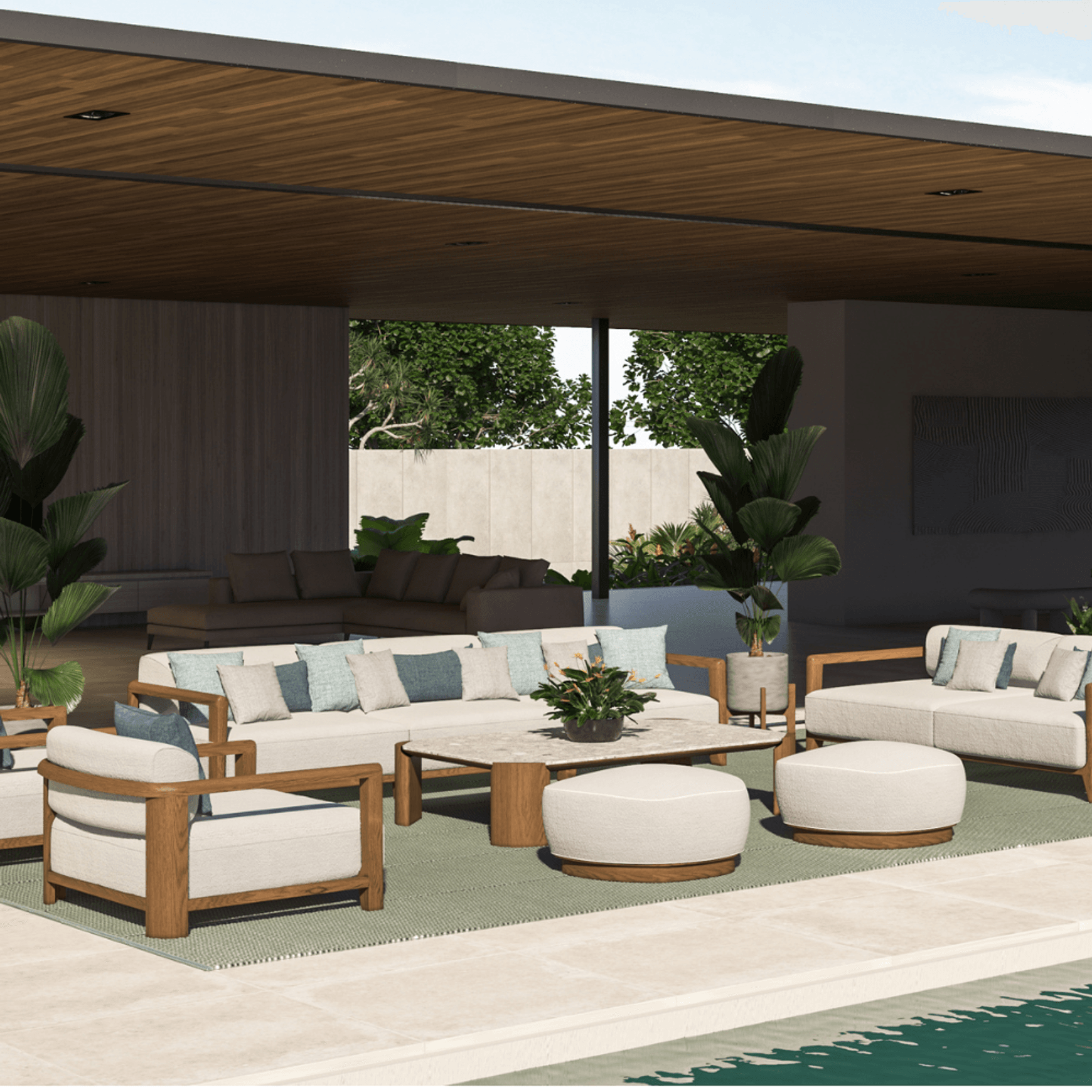 Tamarindo 3 Seater Sofa by Coco Wolf