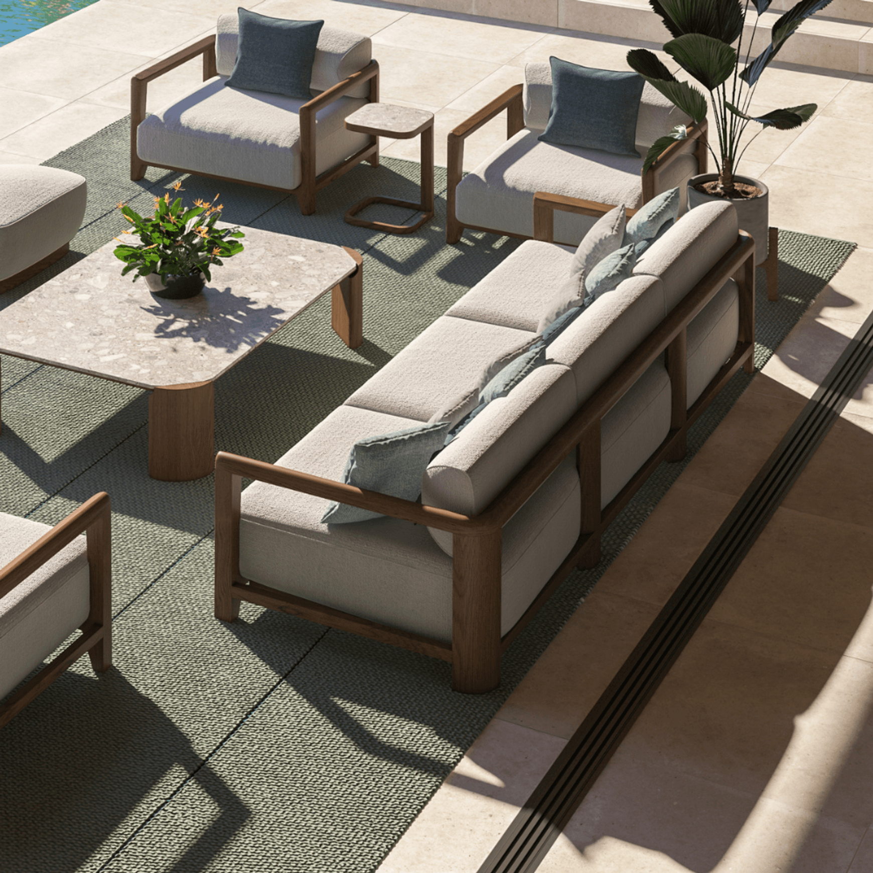 Tamarindo 3 Seater Sofa by Coco Wolf
