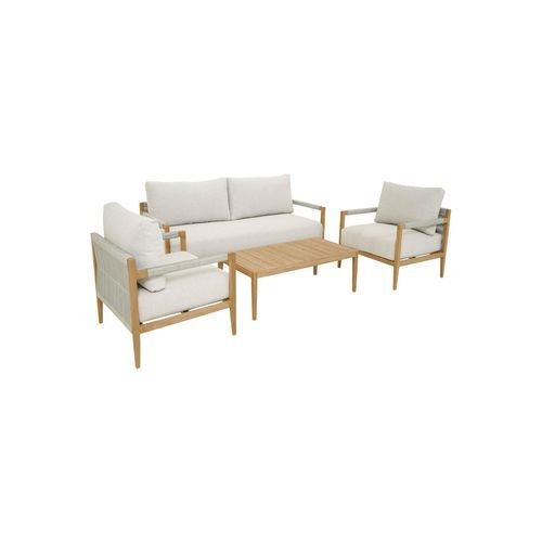 Allora 2.5+1+1 Rope Lounge Setting with Coffee Table