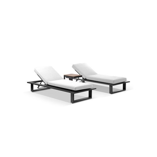 Arcadia Sun Lounge Set w/Balmoral Slide Side Table
