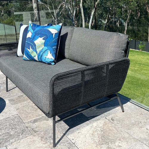 Brielle Two Seater Rope Outdoor Lounge
