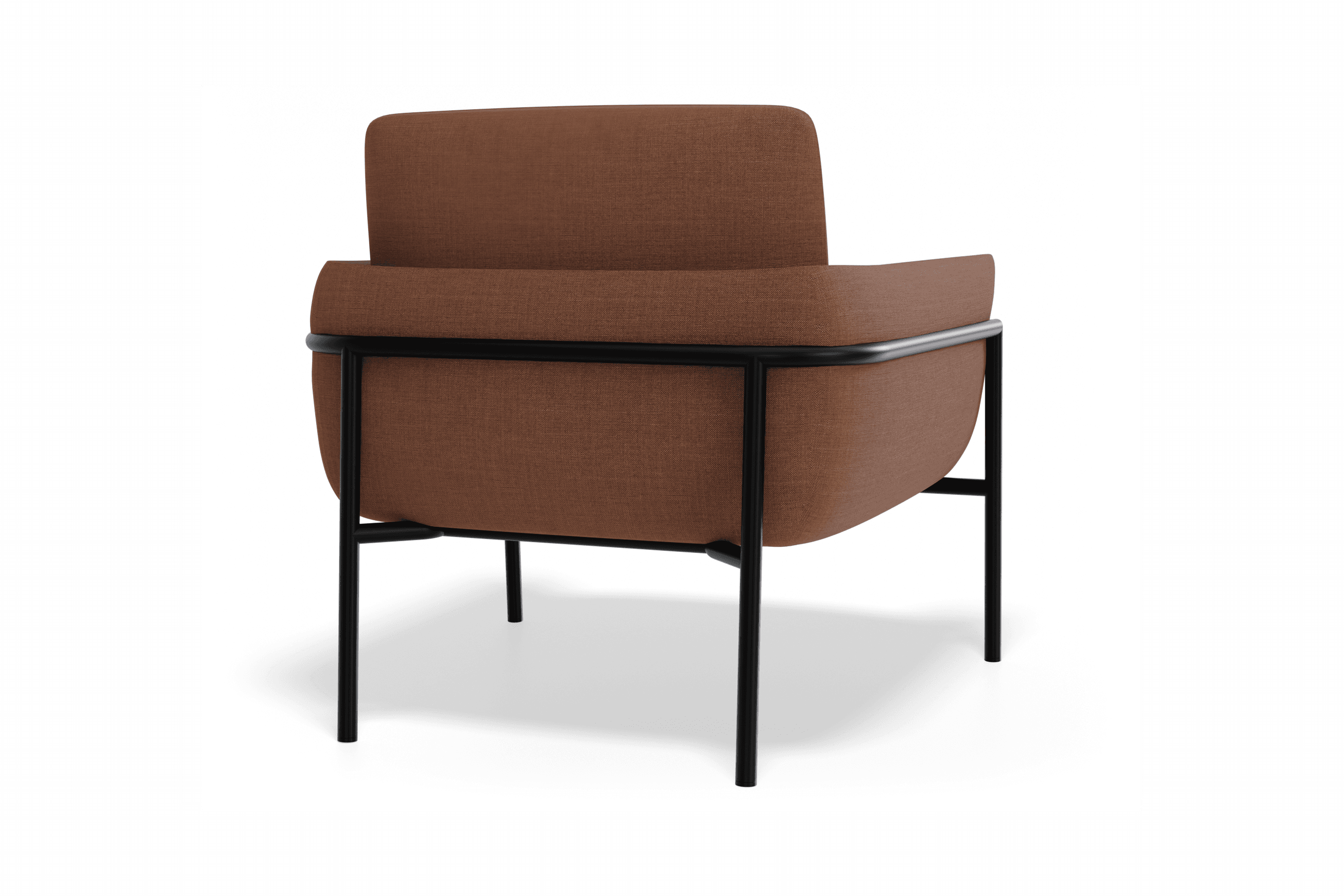 Charlie Single Seater Lounge Chair Terracotta