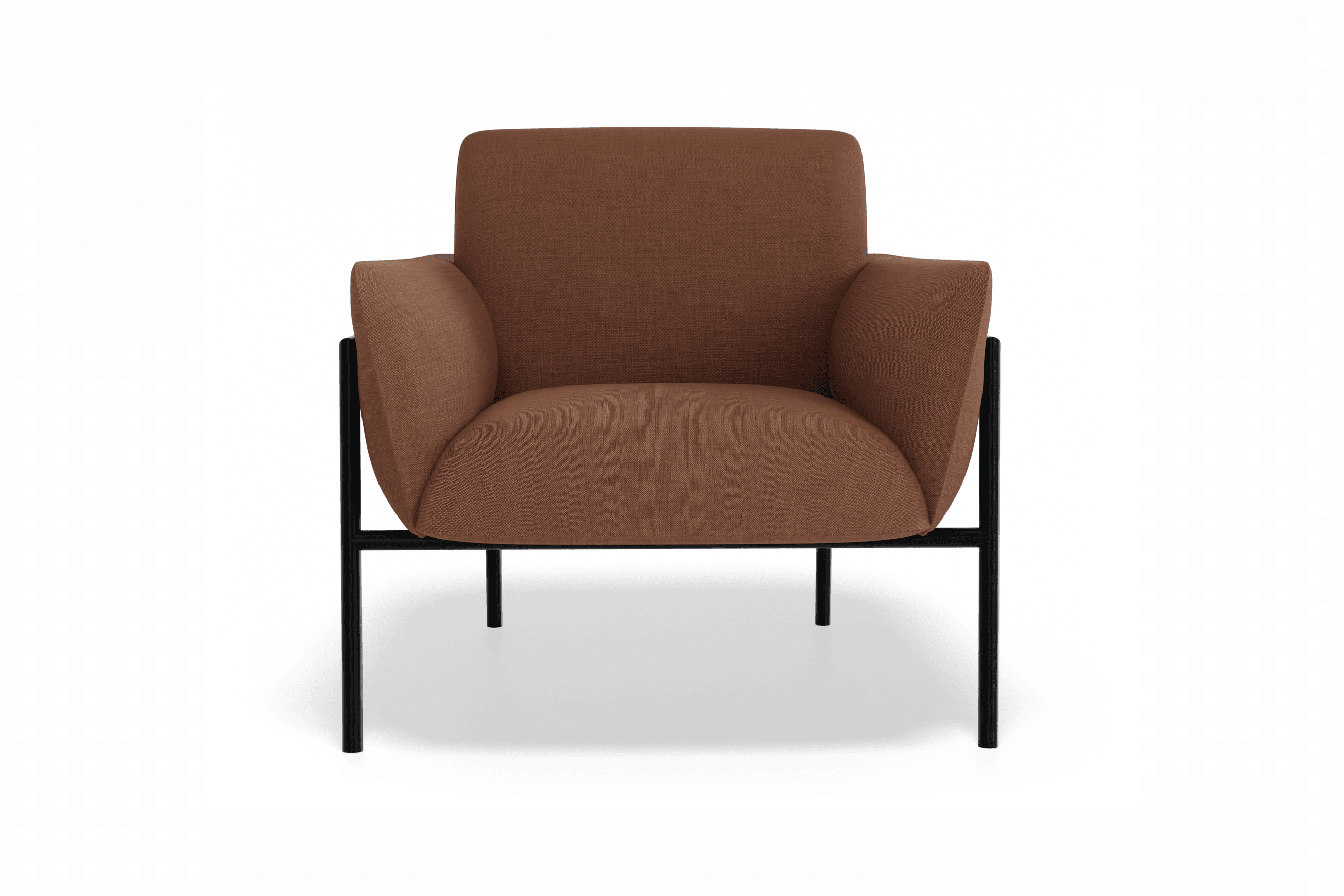 Charlie Single Seater Lounge Chair Terracotta