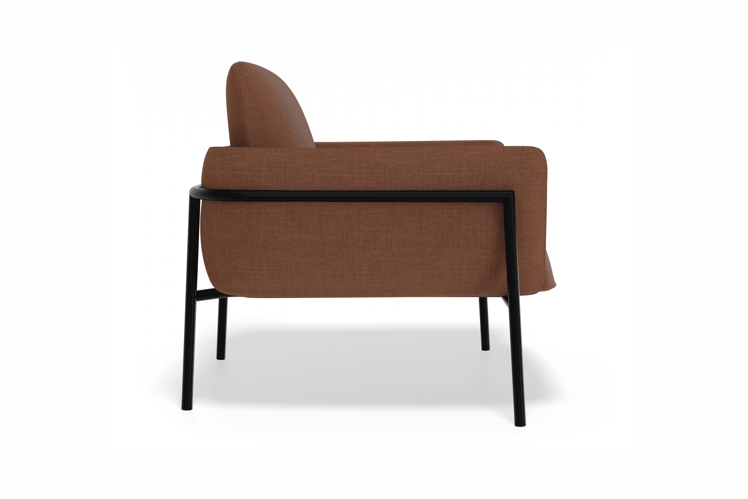 Charlie Single Seater Lounge Chair Terracotta