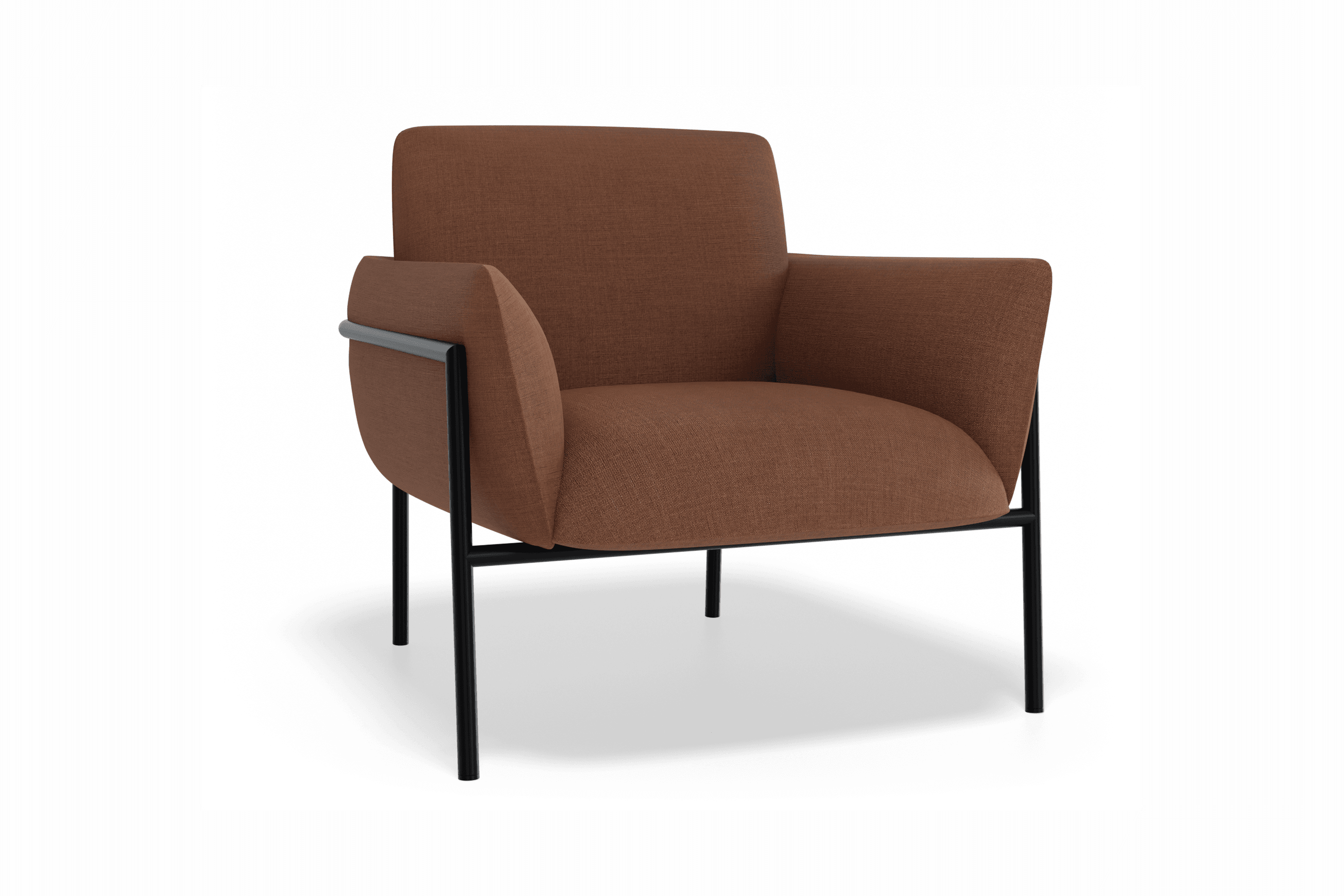 Charlie Single Seater Lounge Chair Terracotta