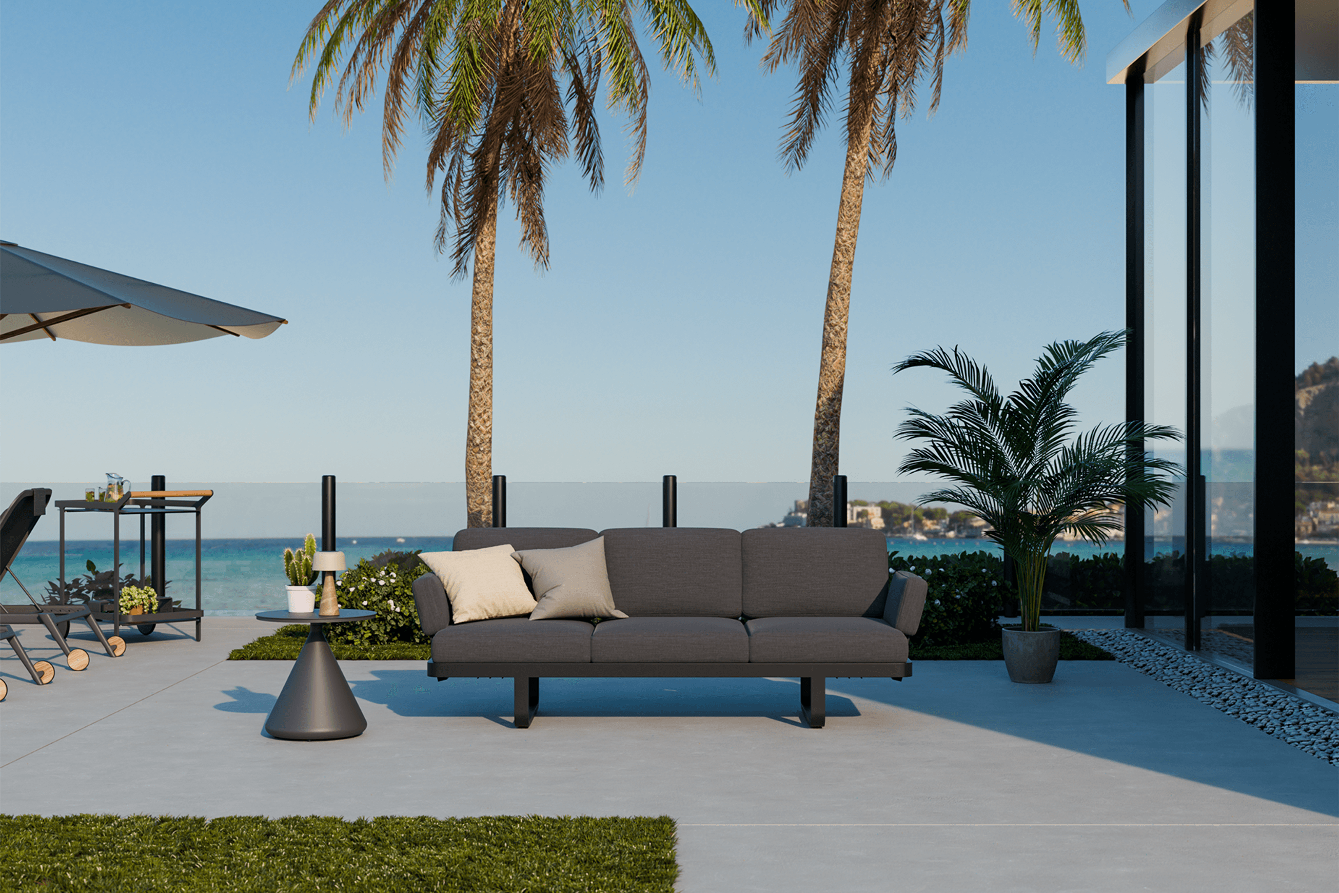 Delmar Config A - Outdoor Lounge