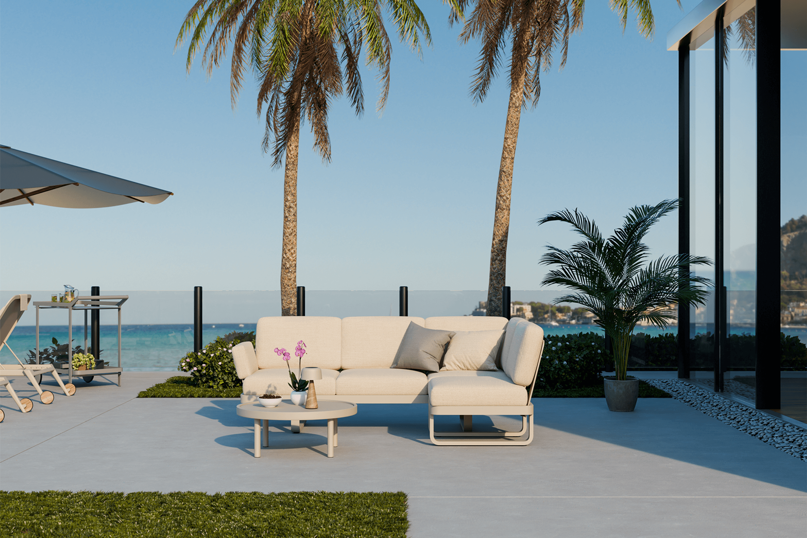 Delmar Config C - Outdoor Lounge
