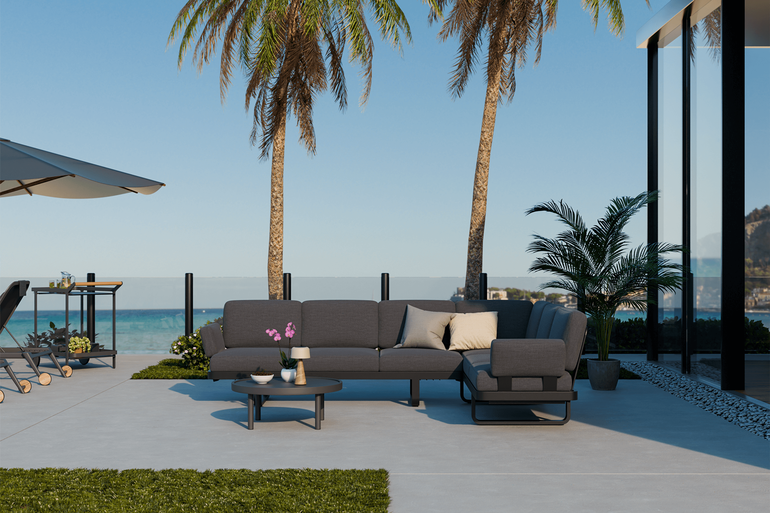 Delmar Config E - Outdoor Lounge
