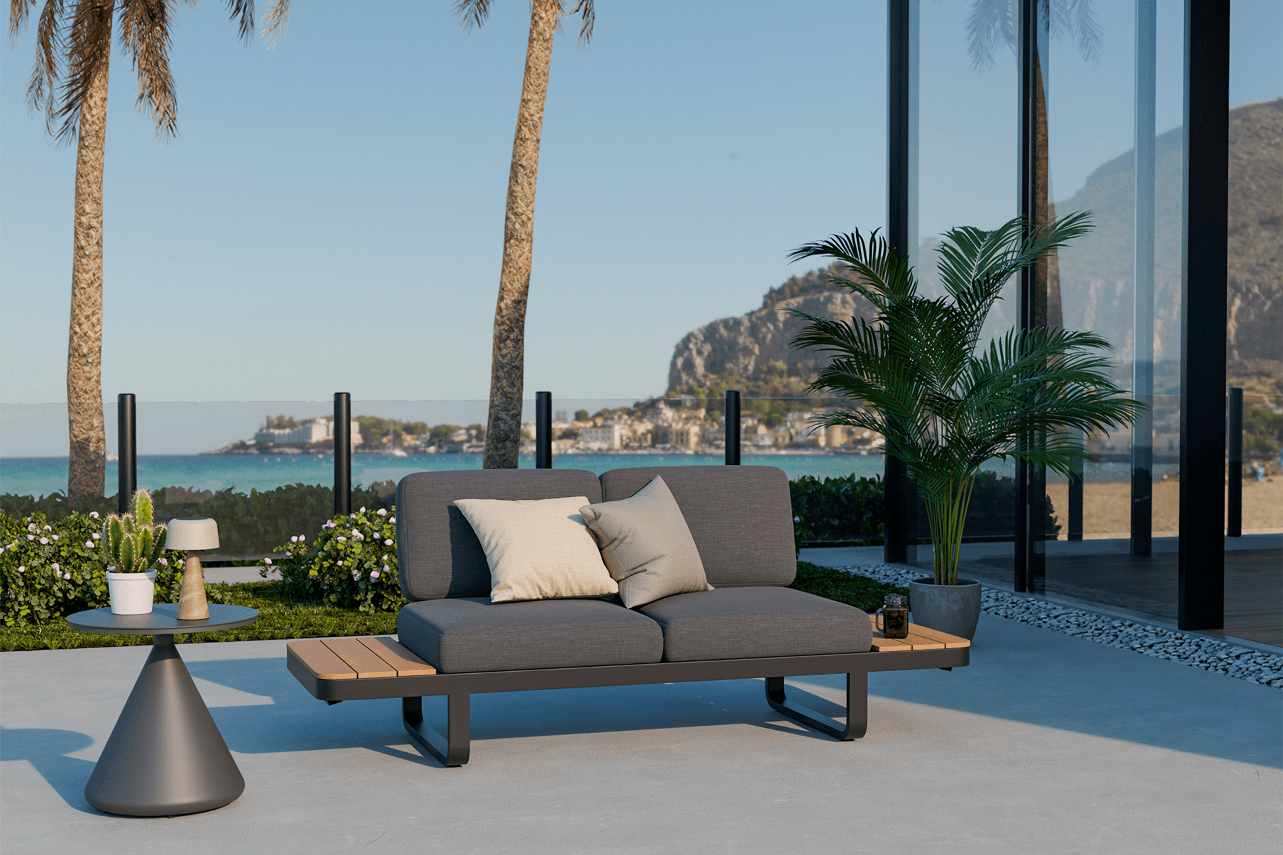 Delmar Config B - Outdoor Lounge