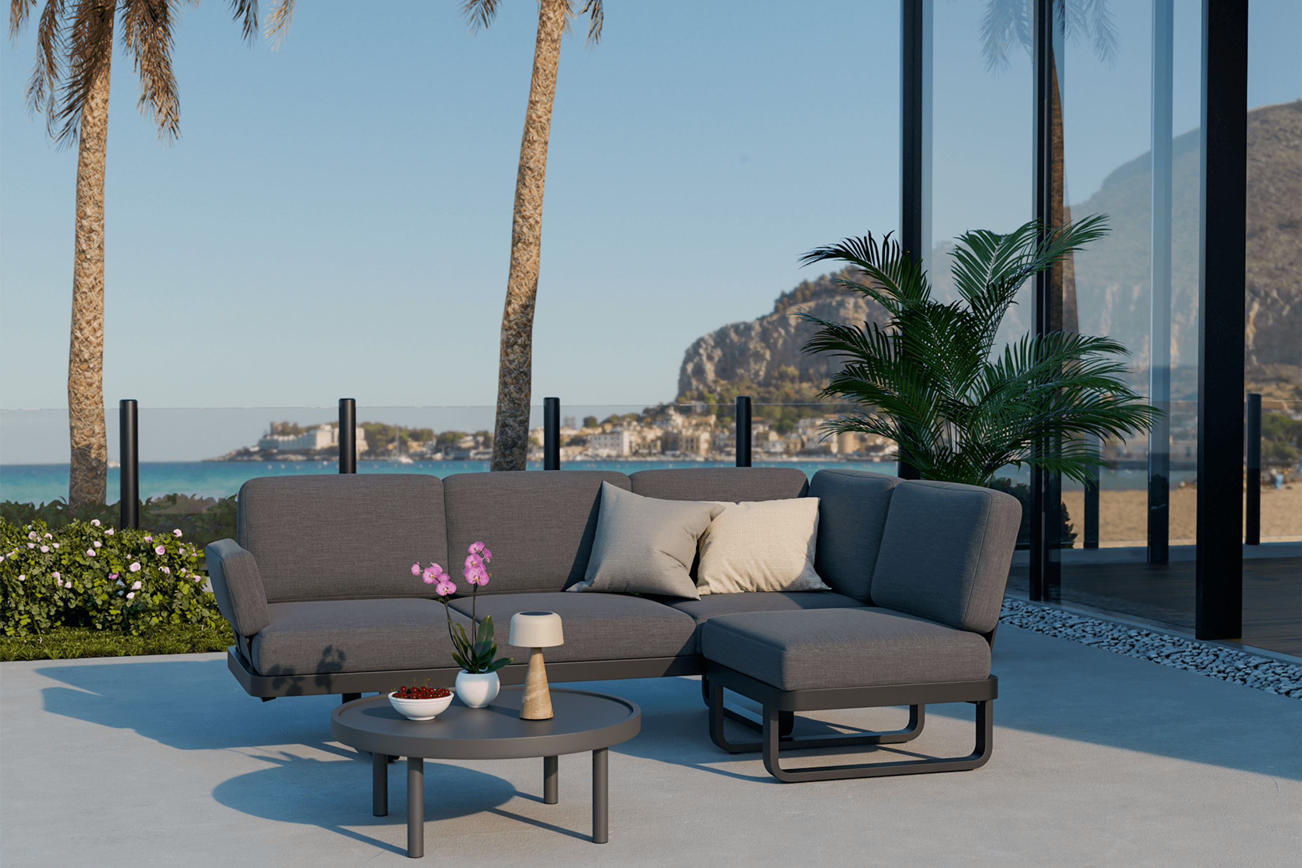 Delmar Config C - Outdoor Lounge