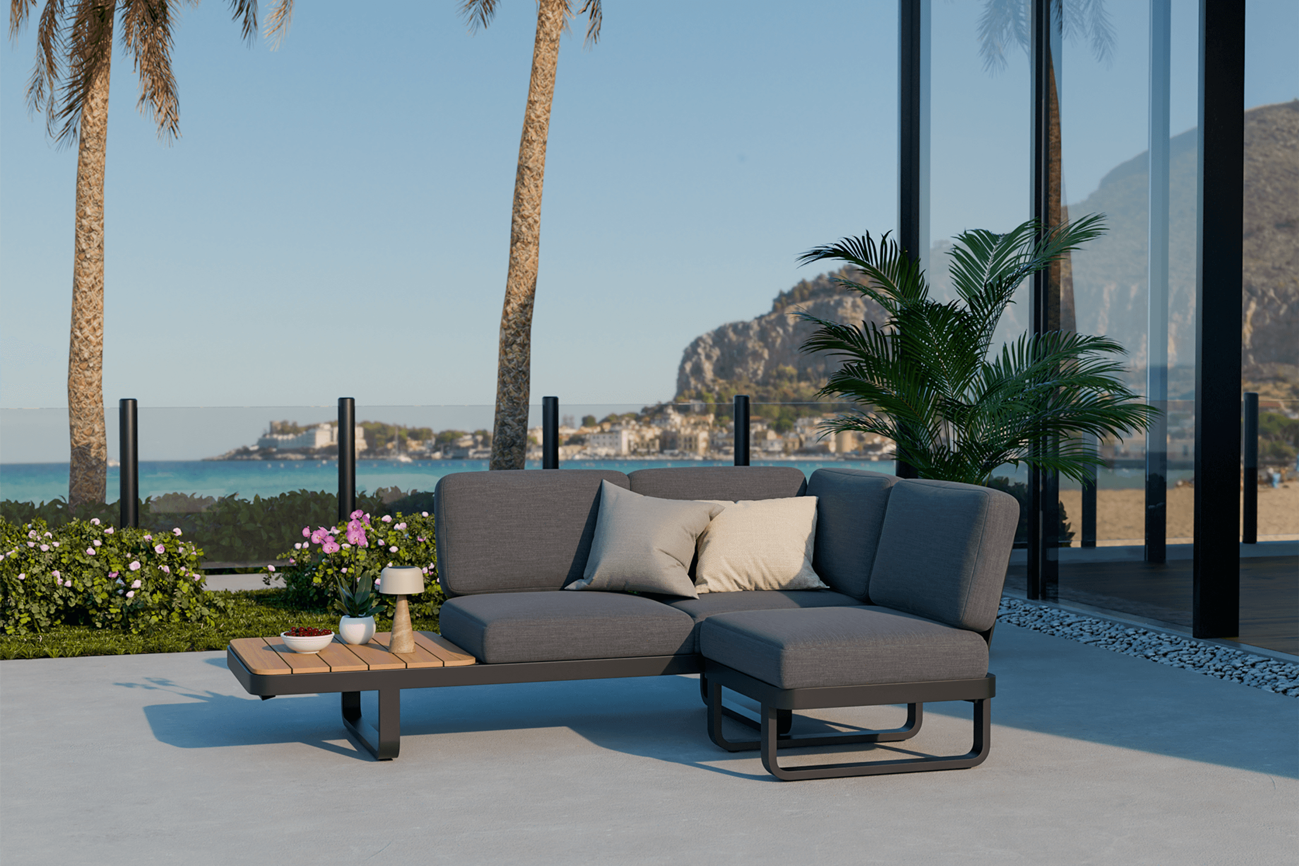 Delmar Config D - Outdoor Lounge