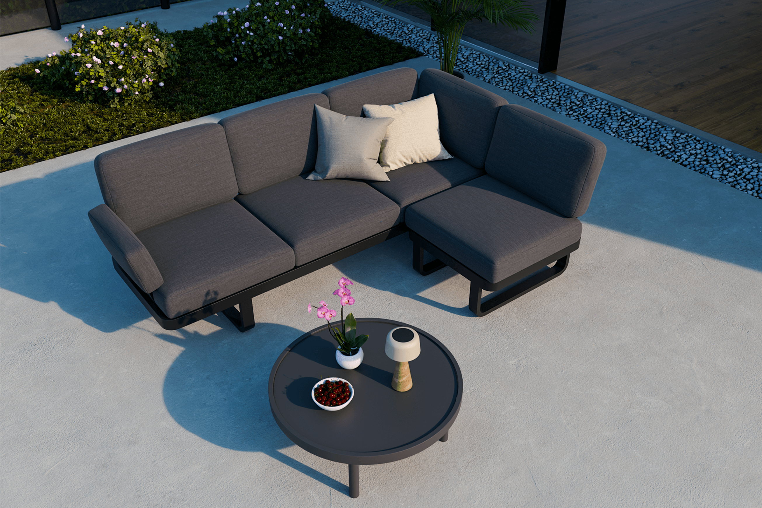 Delmar Config C - Outdoor Lounge