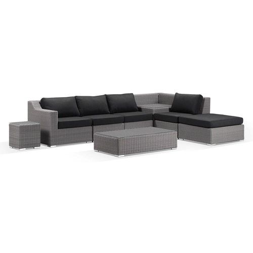 Milano Outdoor Chaise Lounge w/ Corner Table Package K