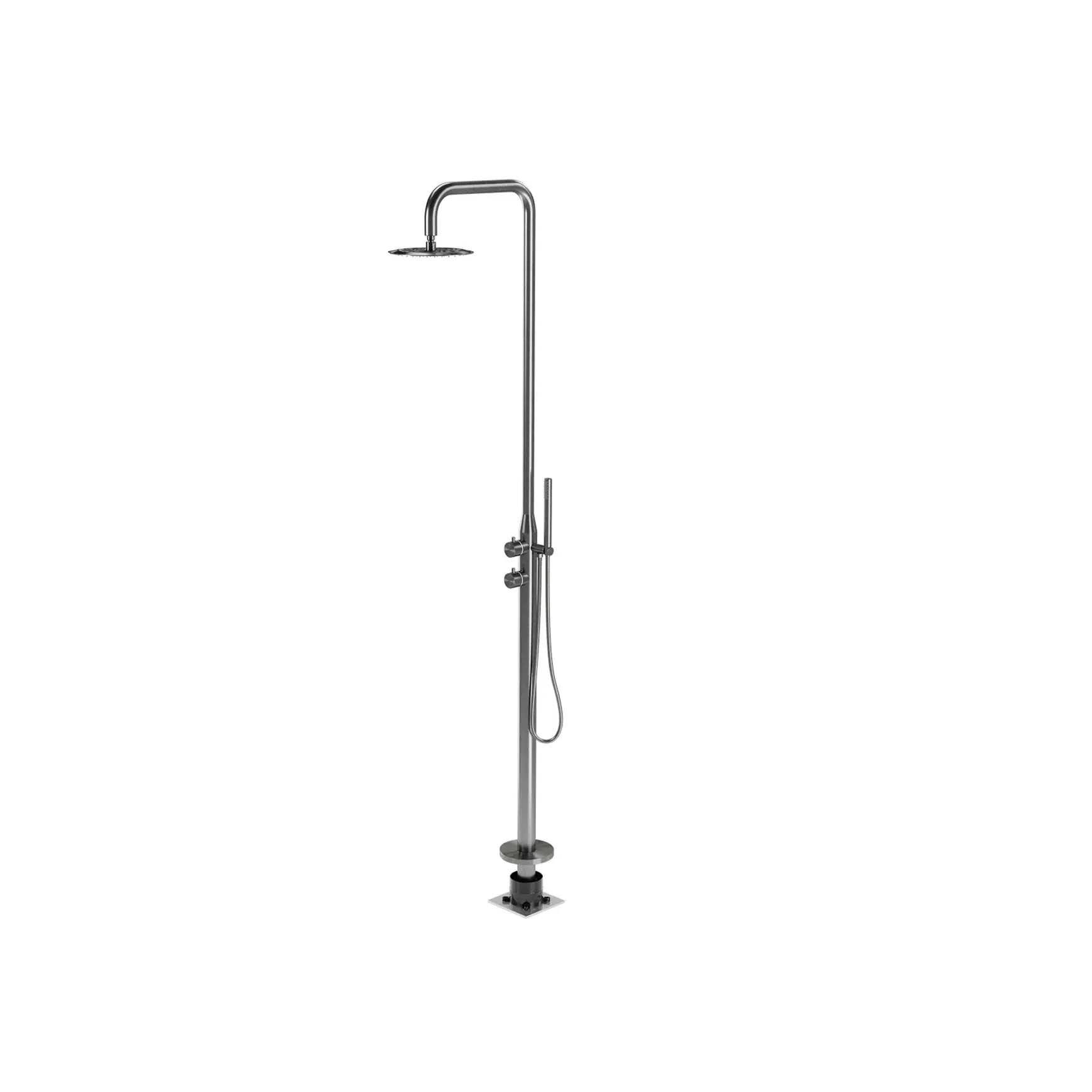 Sola Freestanding Outdoor Shower Set