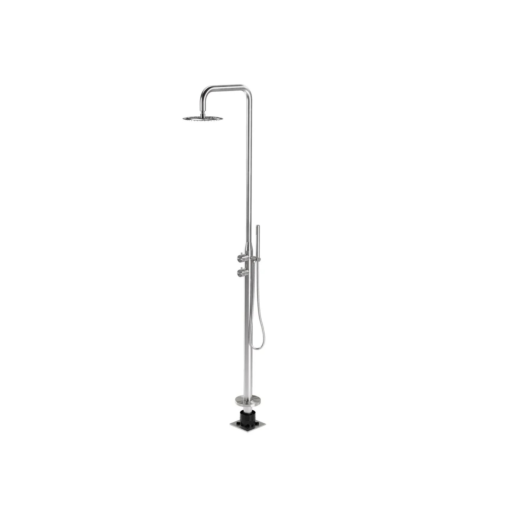 Sola Freestanding Outdoor Shower Set