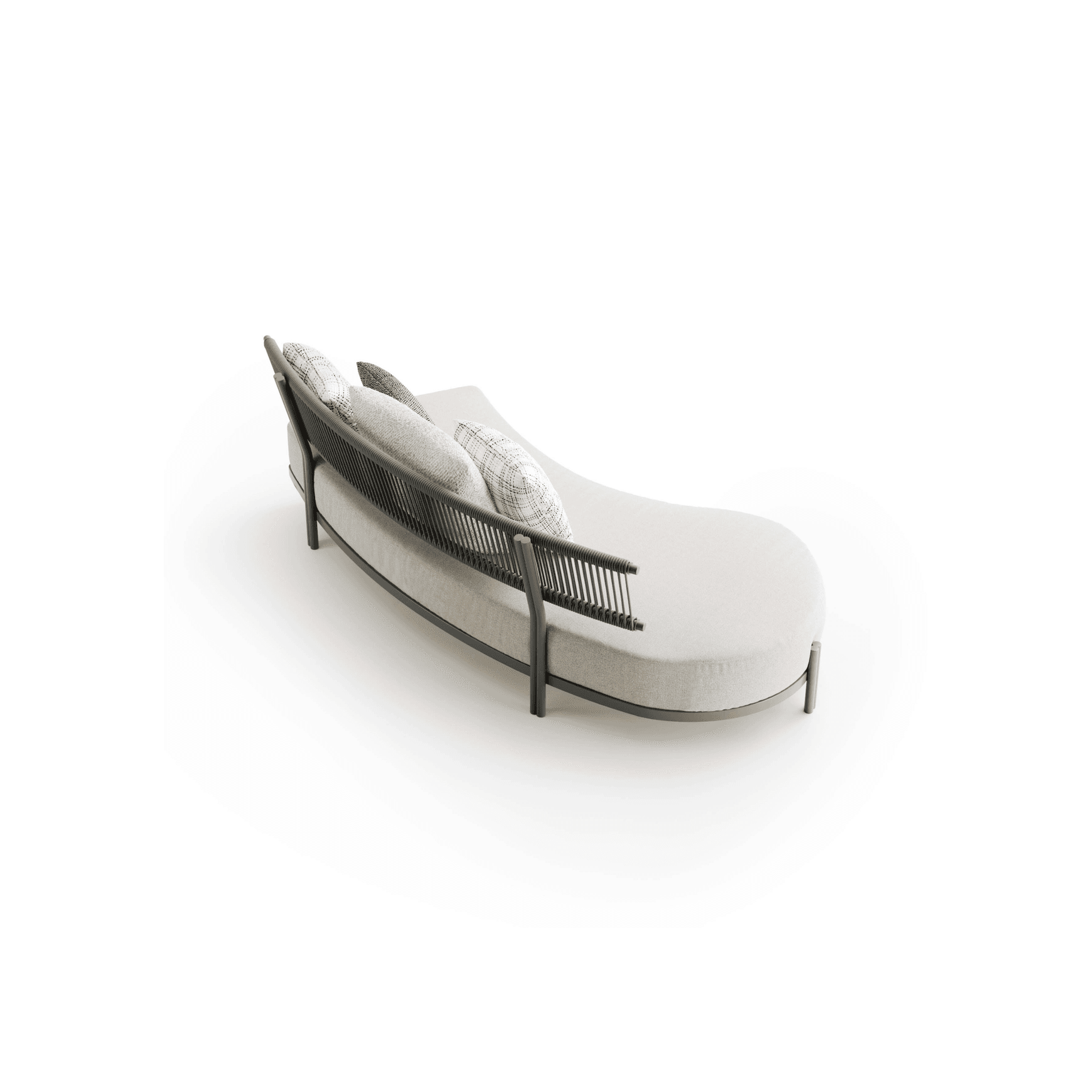 Loto Curved Modular Outdoor Sofa by Atmosphera