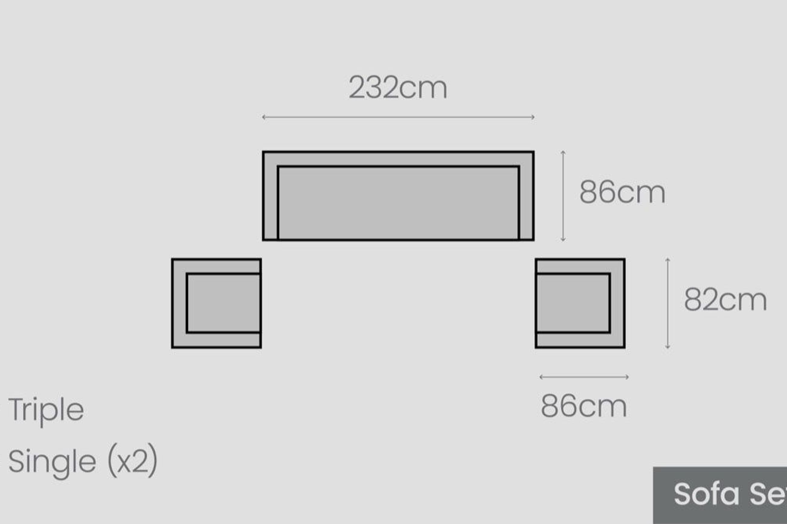 Pauanui Aluminium Outdoor Sofa Sets