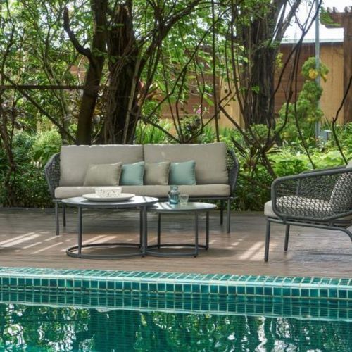 Eagle Recycled Wicker 2 Seater Outdoor Lounge
