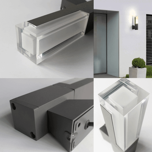 5Wx2 Exterior Updown Wall Light