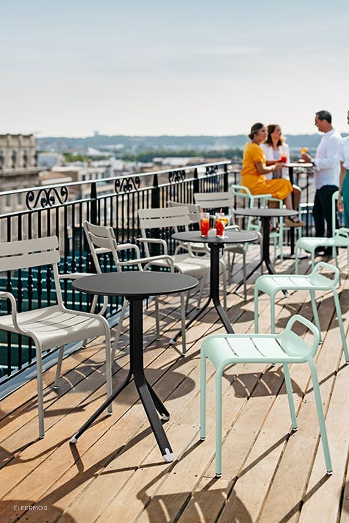 Fermob Luxembourg Outdoor Dining Stool