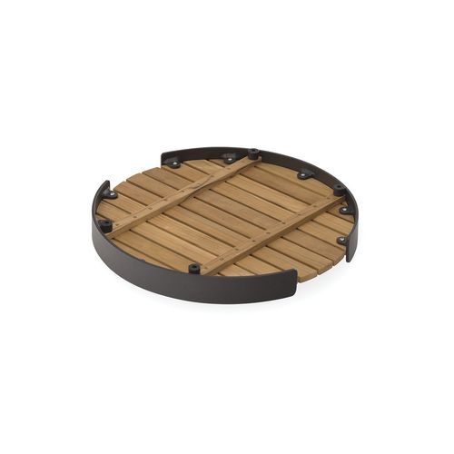 Fino Outdoor Tray Round -Charcoal
