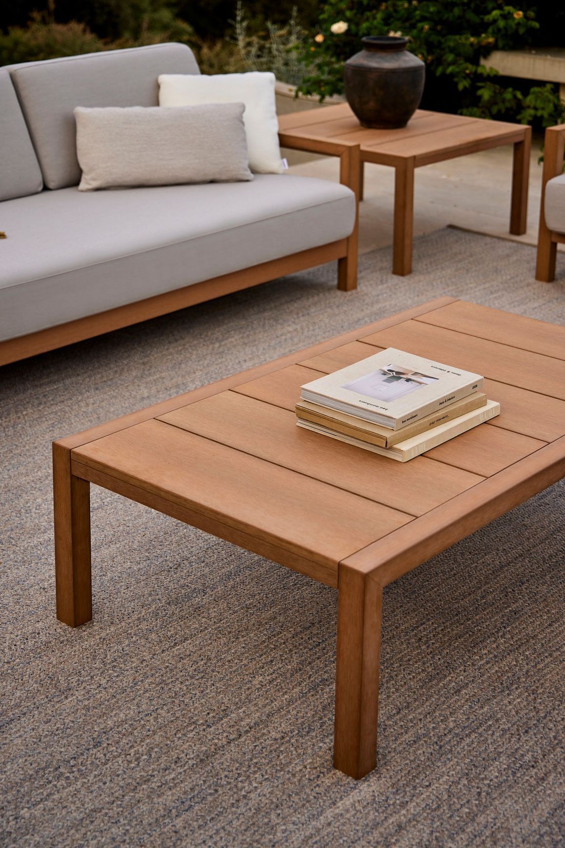 Kubik Outdoor TechTeak Coffee Table by Point