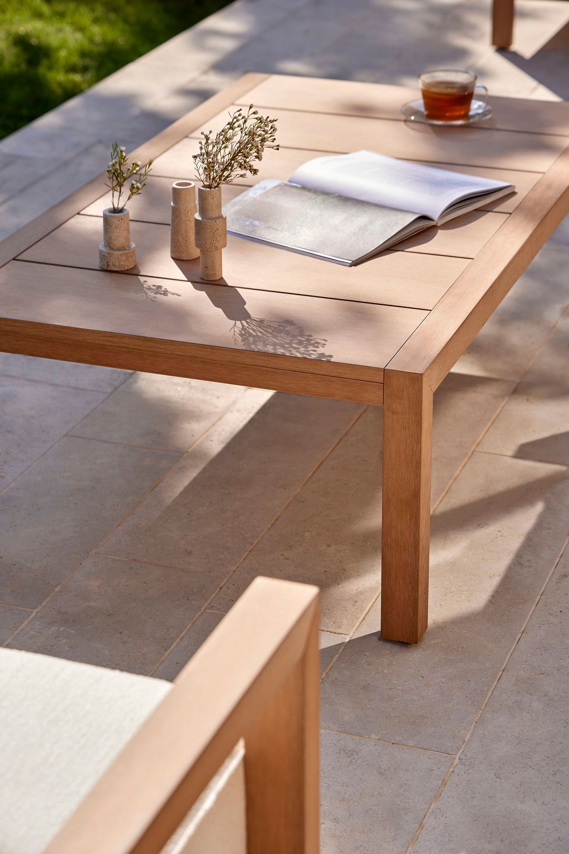 Kubik Outdoor TechTeak Coffee Table by Point