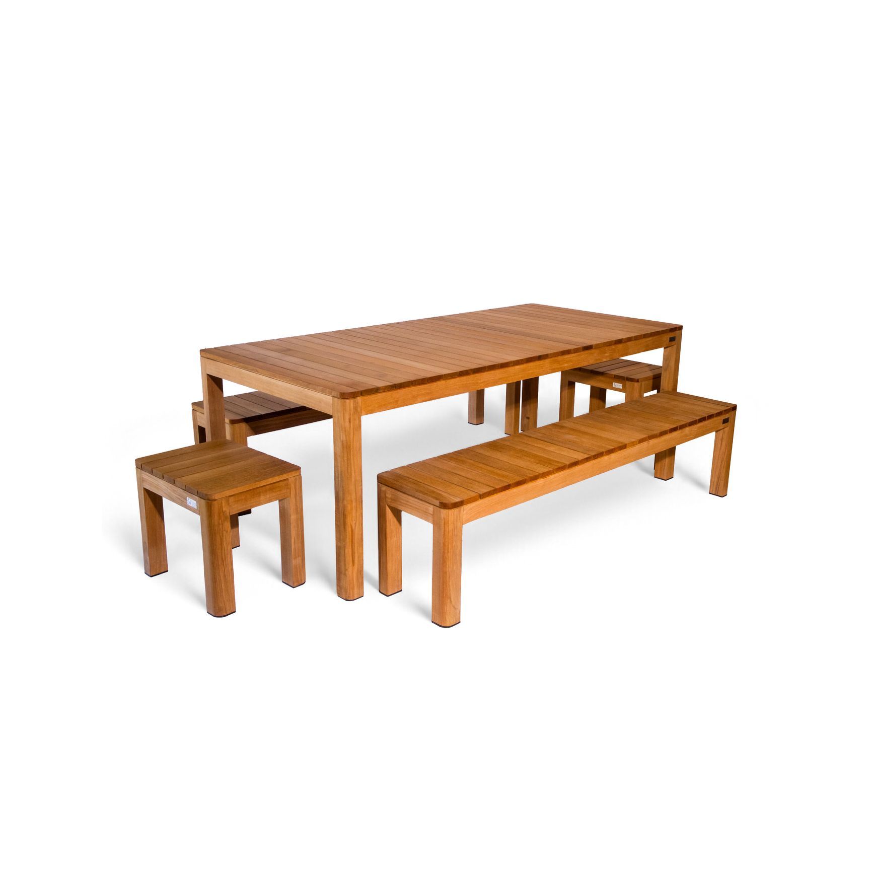Brunswick Single Teak Bench