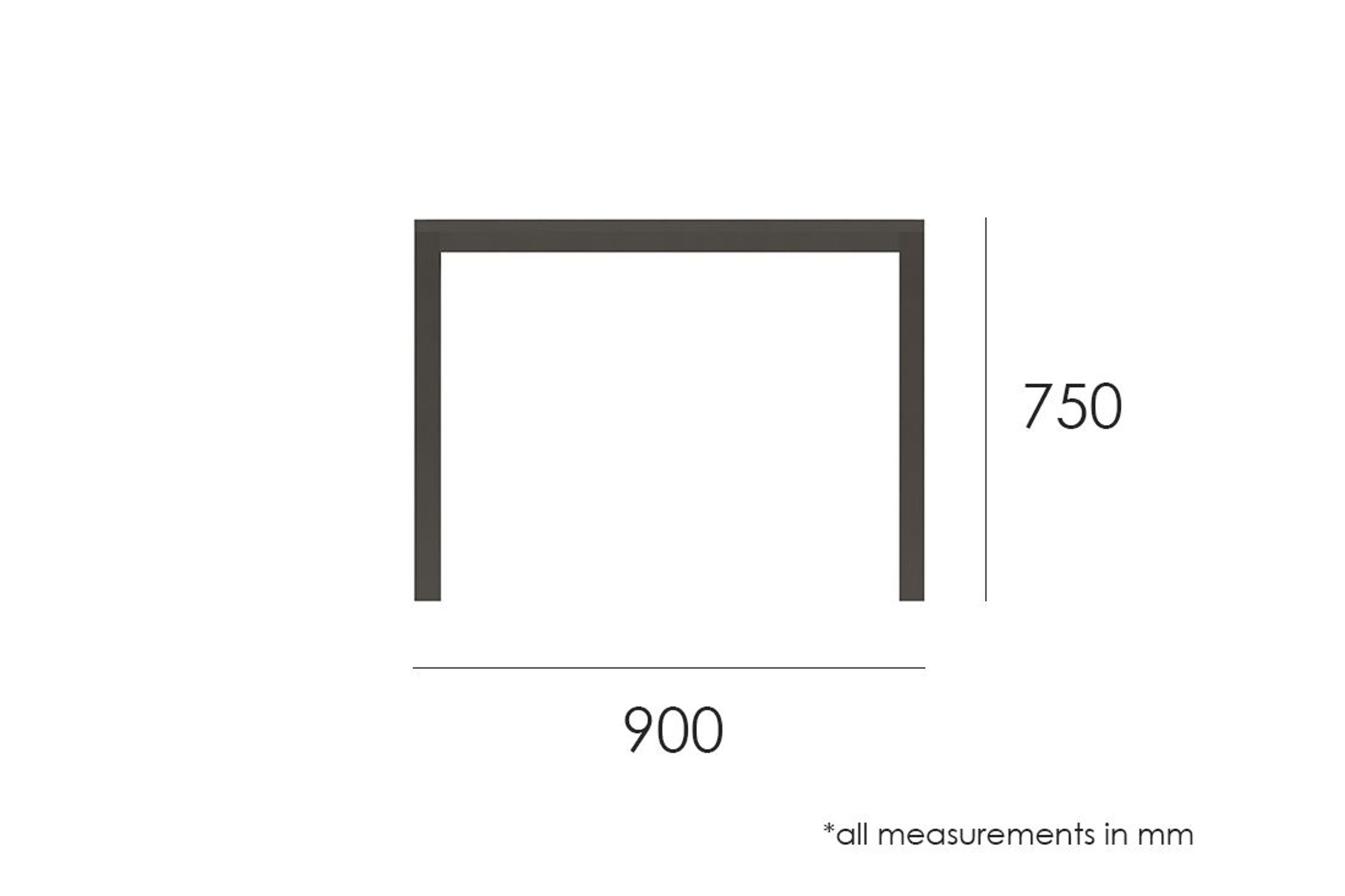 Halki Table - Outdoor - 90cm x 90cm - White