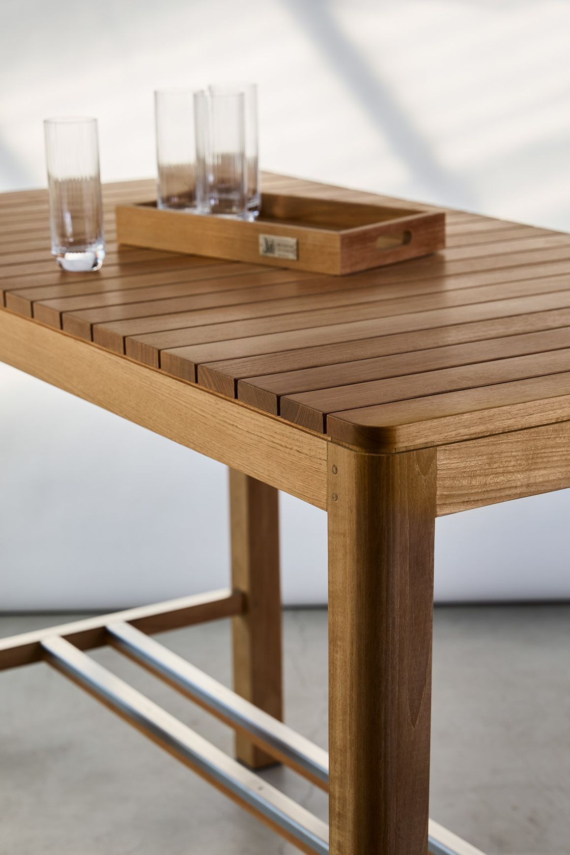 Brunswick Teak Outdoor Bar Table