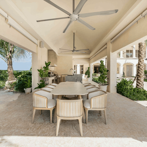 Perseus Porcelain Dining Table by Coco Wolf