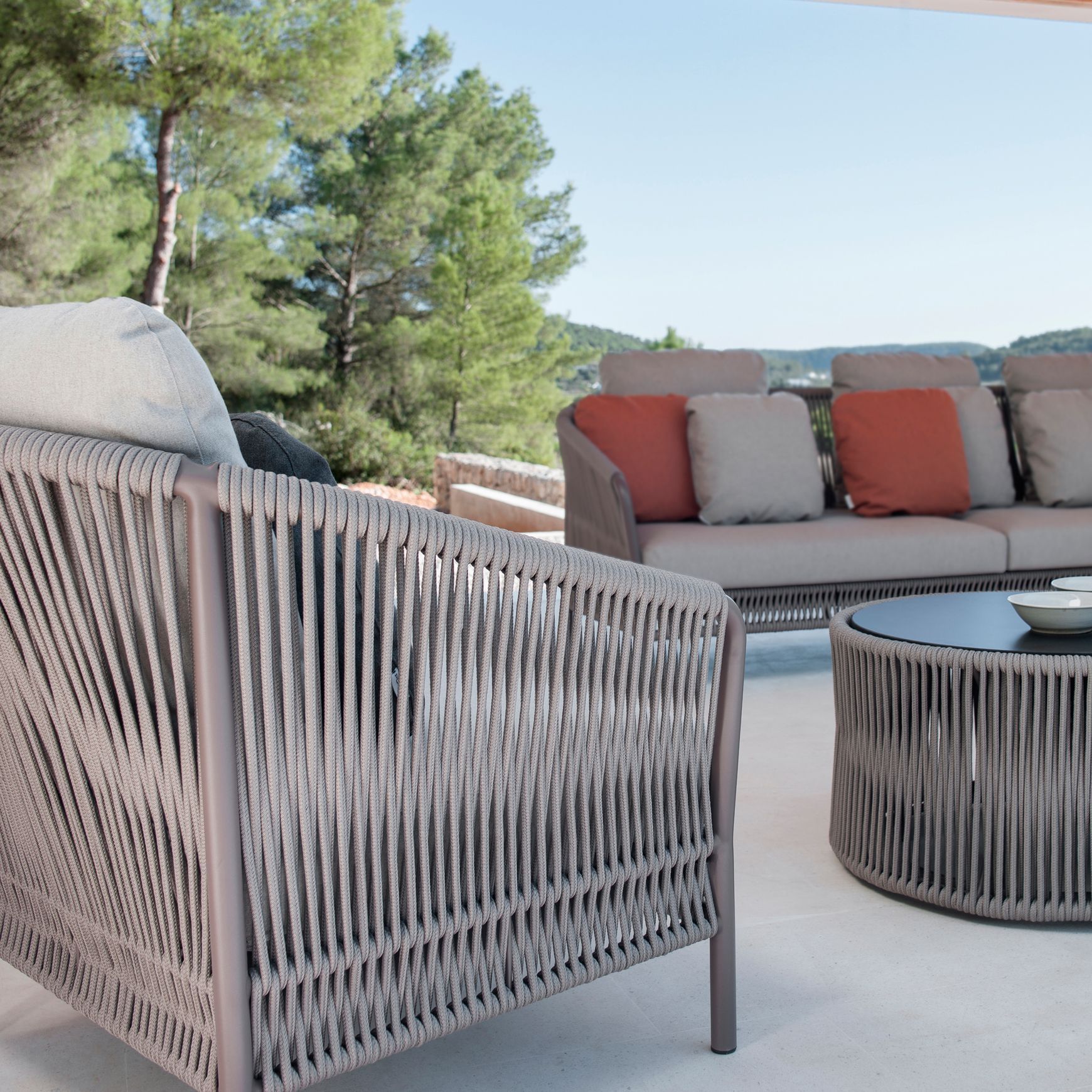 Weave Round Coffee Table By Point