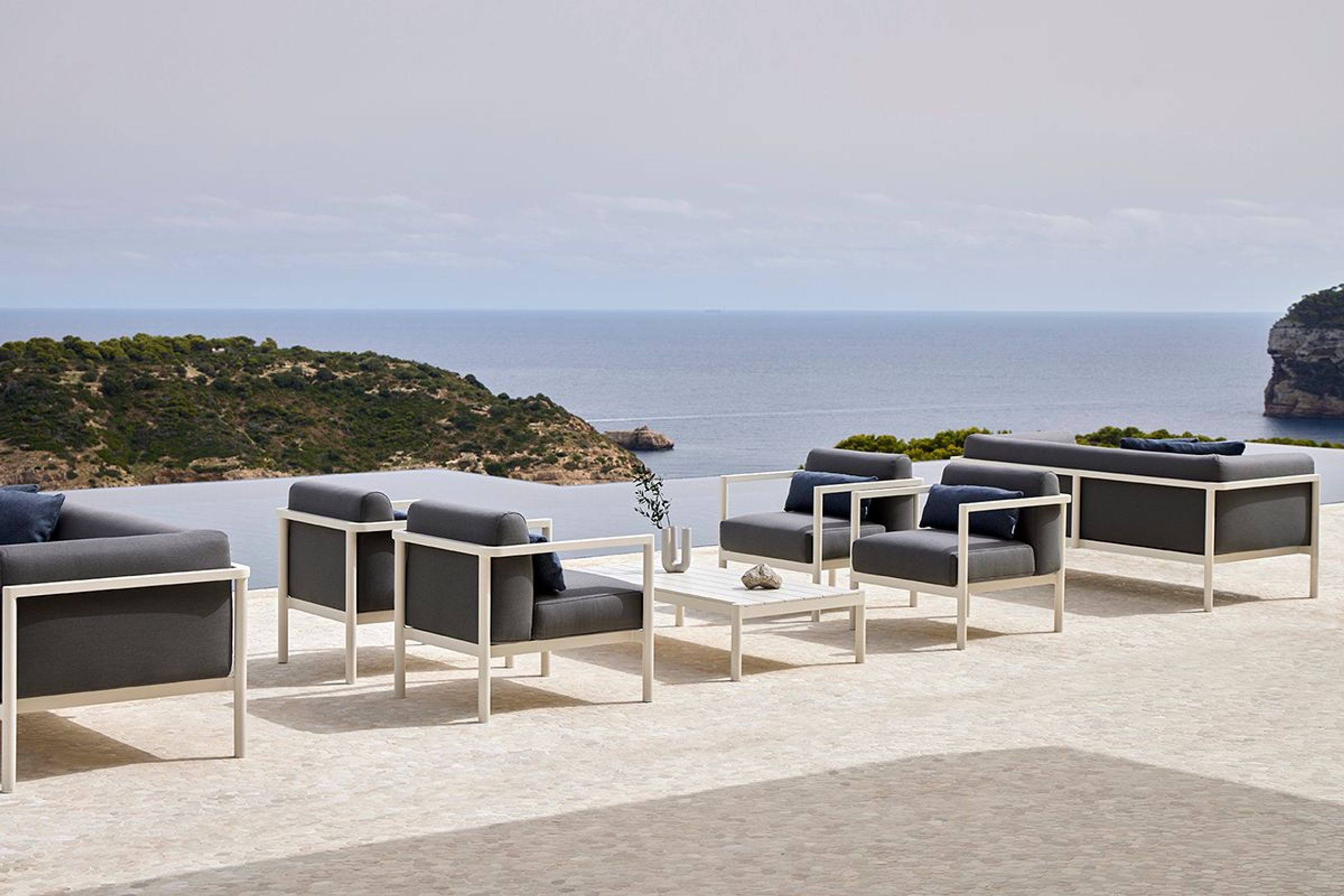Origin Outdoor Rectangle Coffee Table by Point