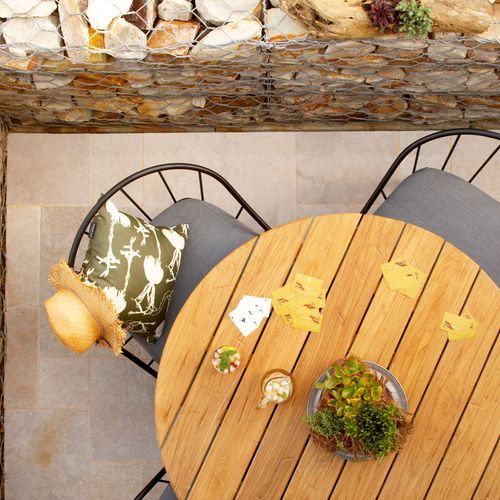 Mill Pedestal Outdoor Dining Table