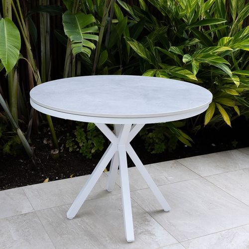 Adele Outdoor Ceramic Table - 100cm Round