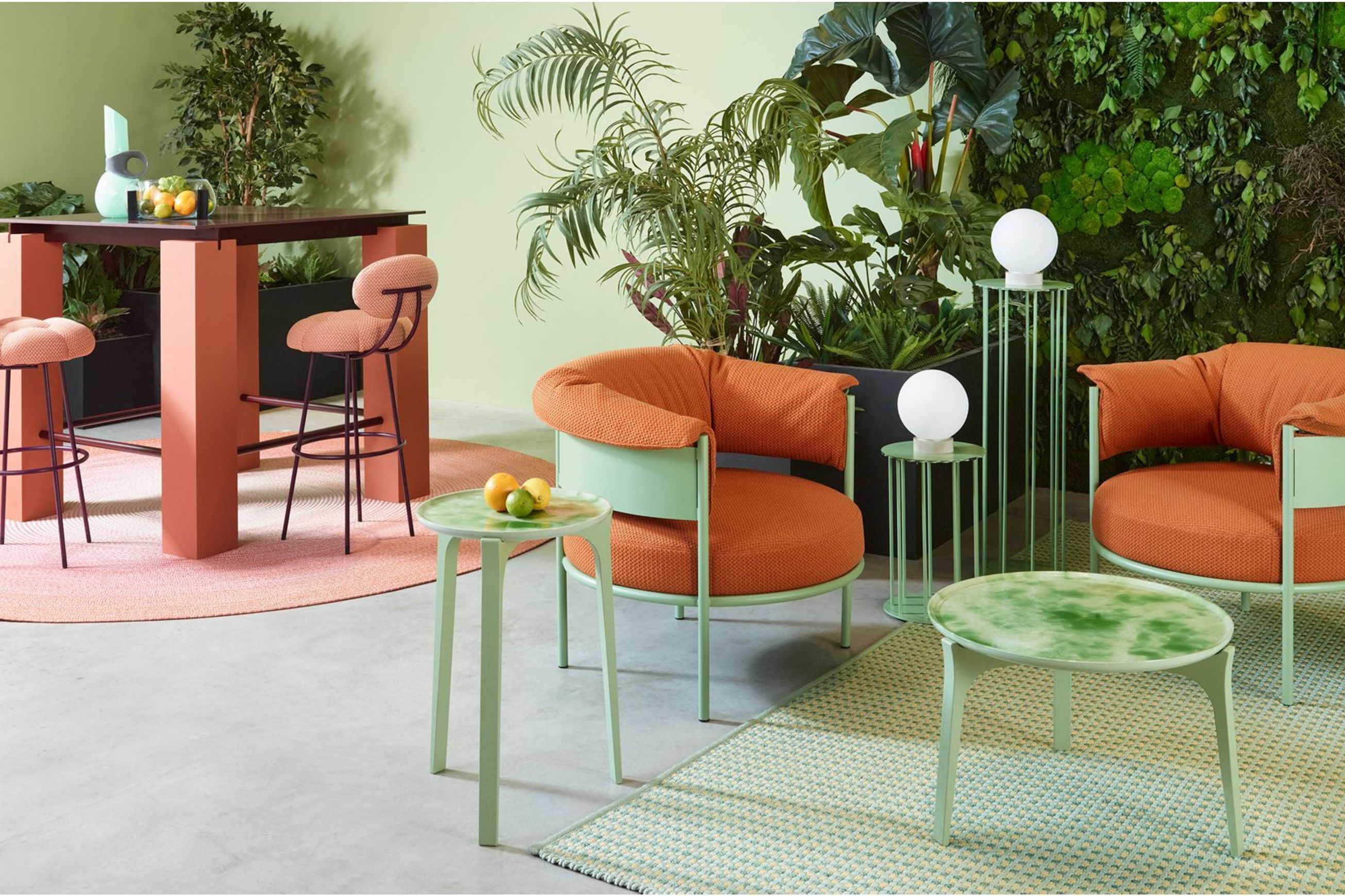 Bow Outdoor End Table