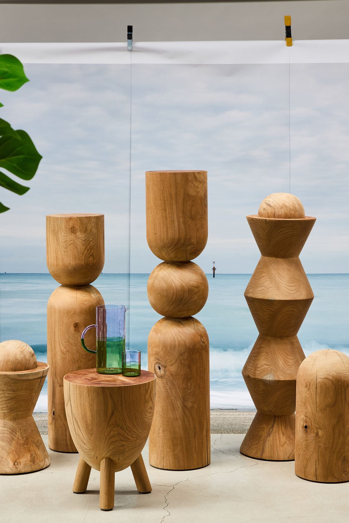 Jupiter Teak Tri-Leg Coffee Table