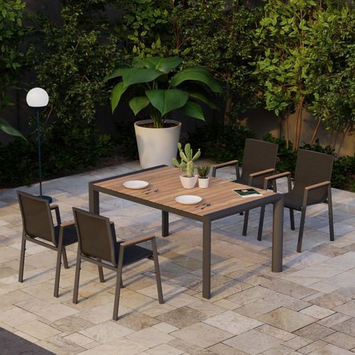 Vydel Table - Outdoor - 160cm x 100cm - Charcoal