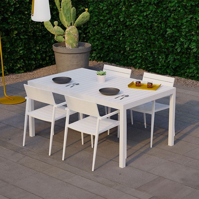 Halki Table - Outdoor - 160cm x 90cm - White