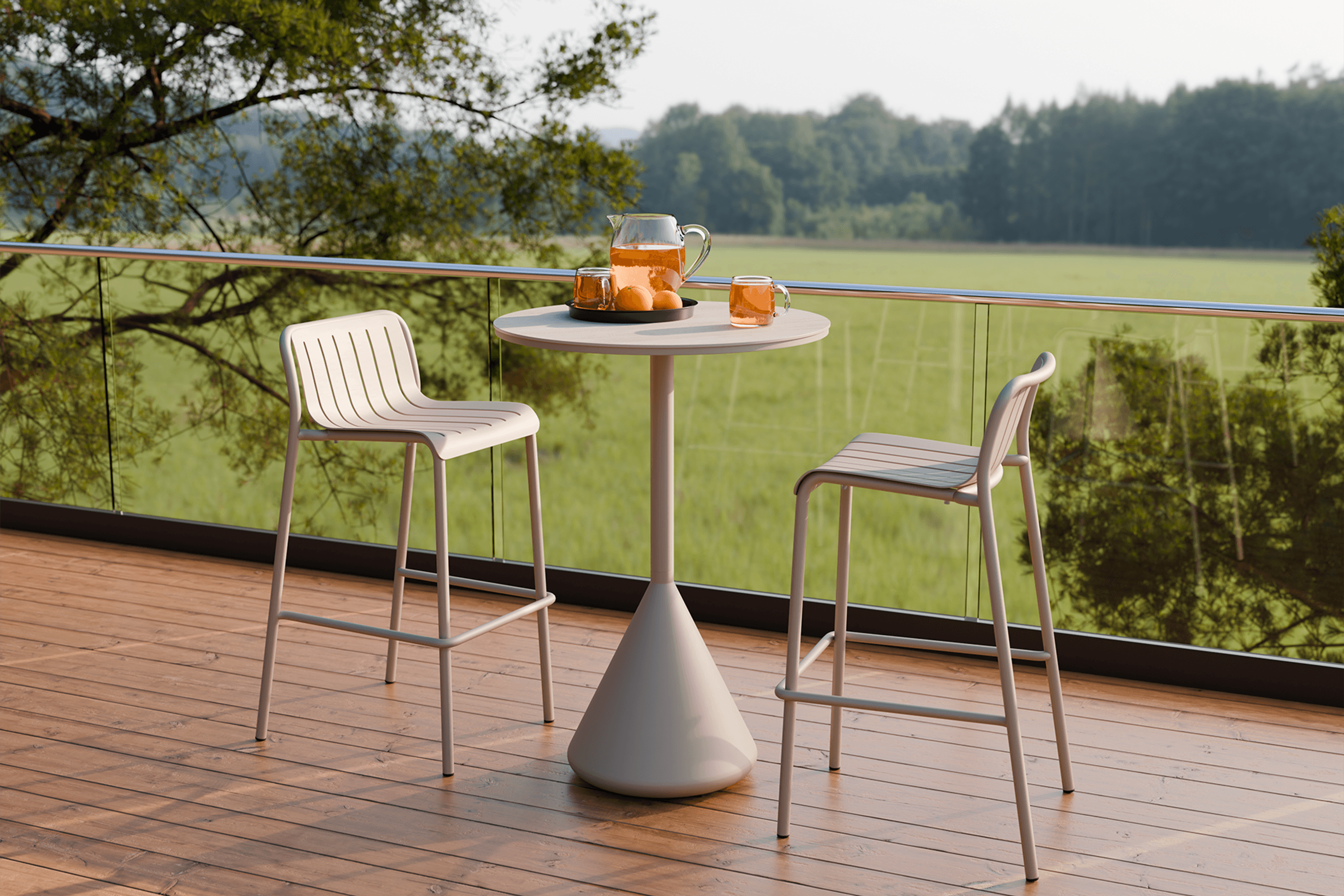 Kora High Bar Table CERAMIC - outdoor