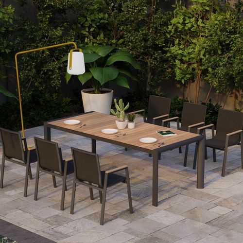 Vydel Table - Outdoor - 220cm x 100cm - Charcoal