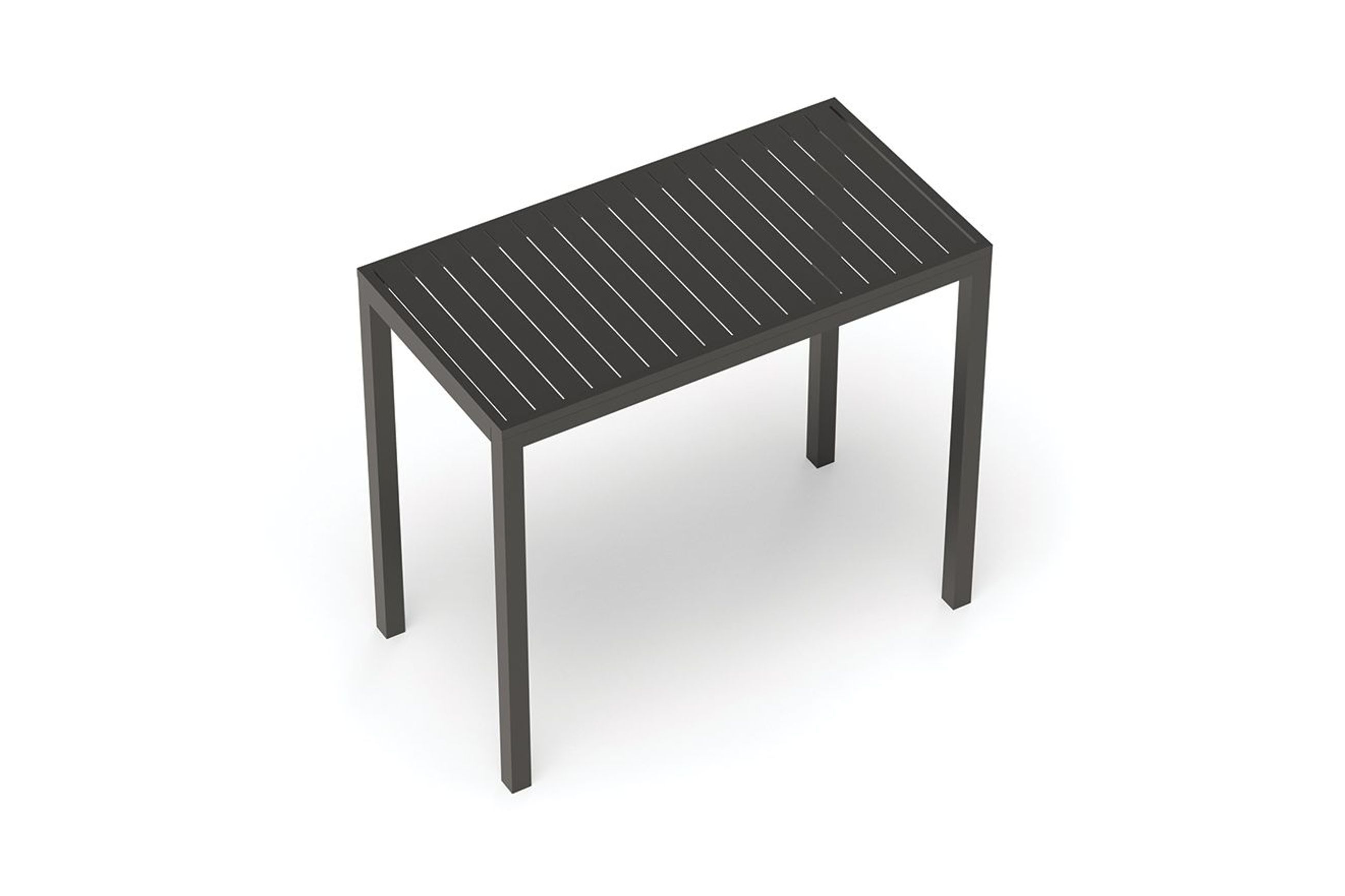 Halki Table - Outdoor - High Bar - 125cm x 65cm - Charcoal