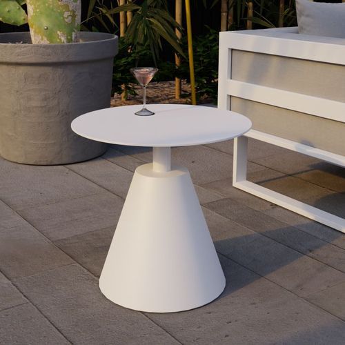 Corvo Outdoor Side Table - White