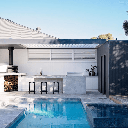 Tundra Blue Sandblasted Marble Paving