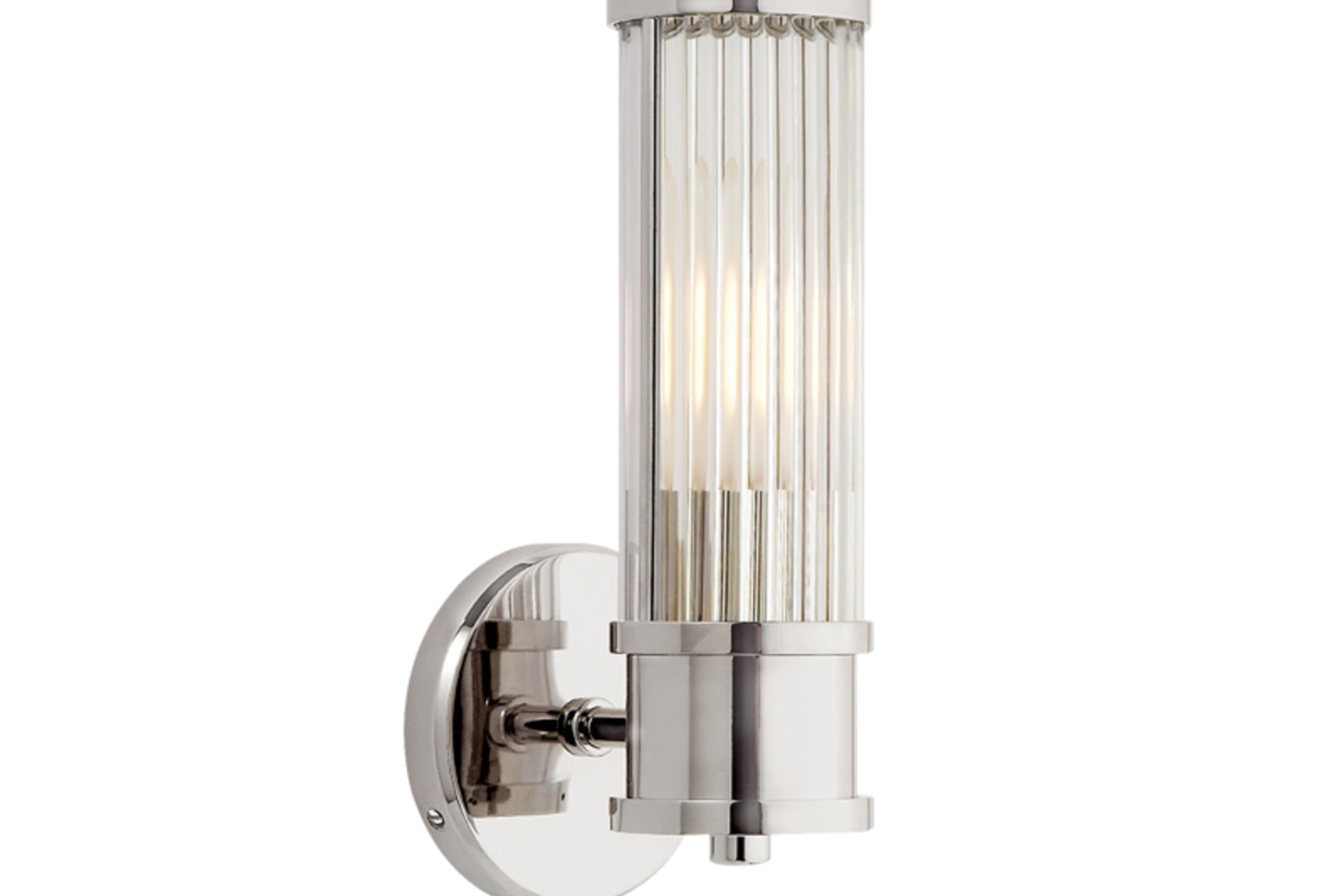 Allen Single Sconce – Nickel