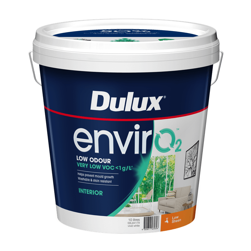 Dulux envirO2 Interior Low Sheen Acrylic Paint