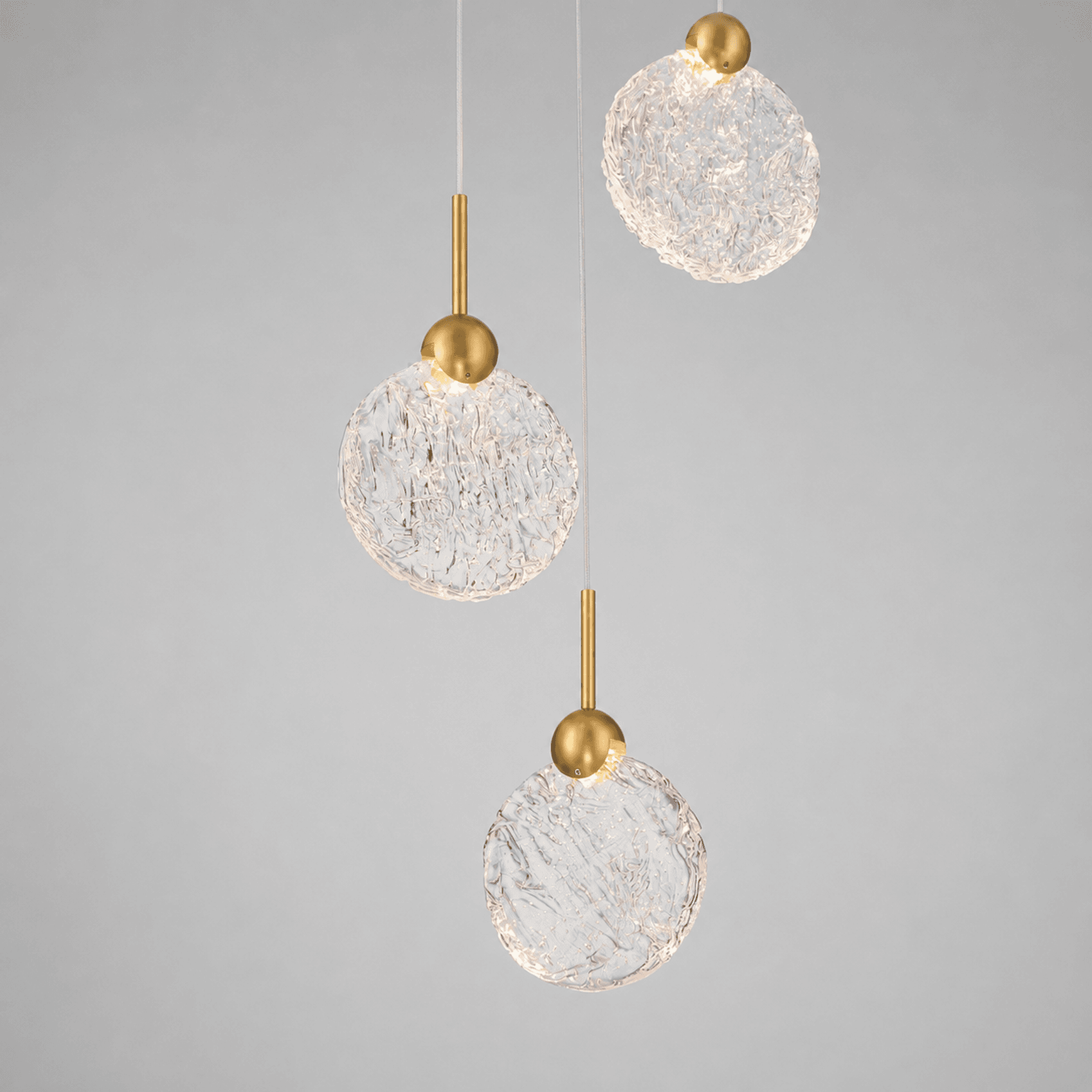 Vivi 3 Light Pendant in Legacy Brass