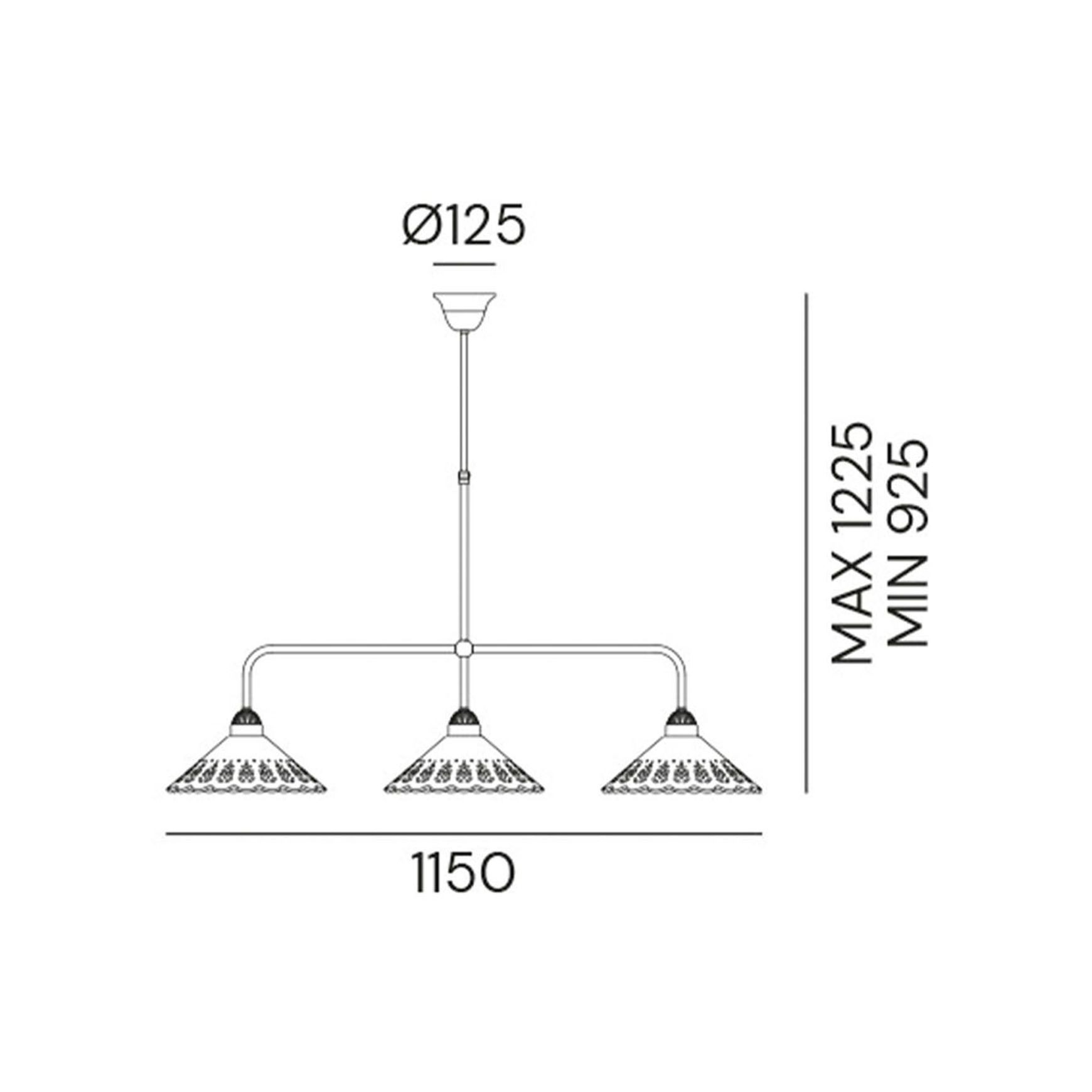 Fiori di Pizzo Suspension Pendant Light
