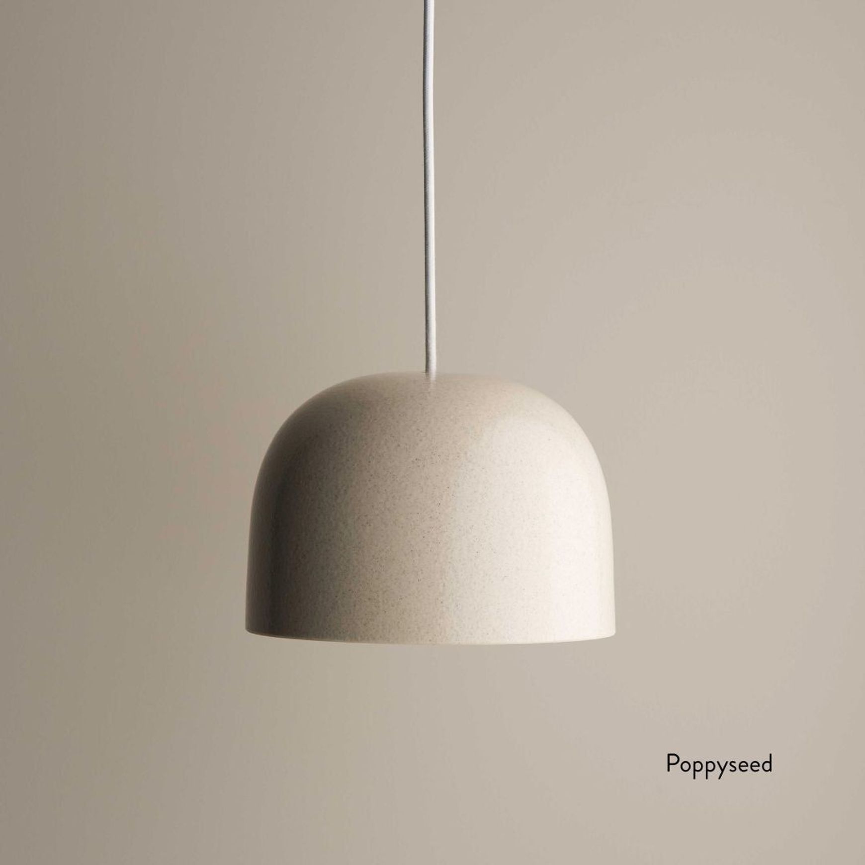 Ceramic Pendant Bell Light Small