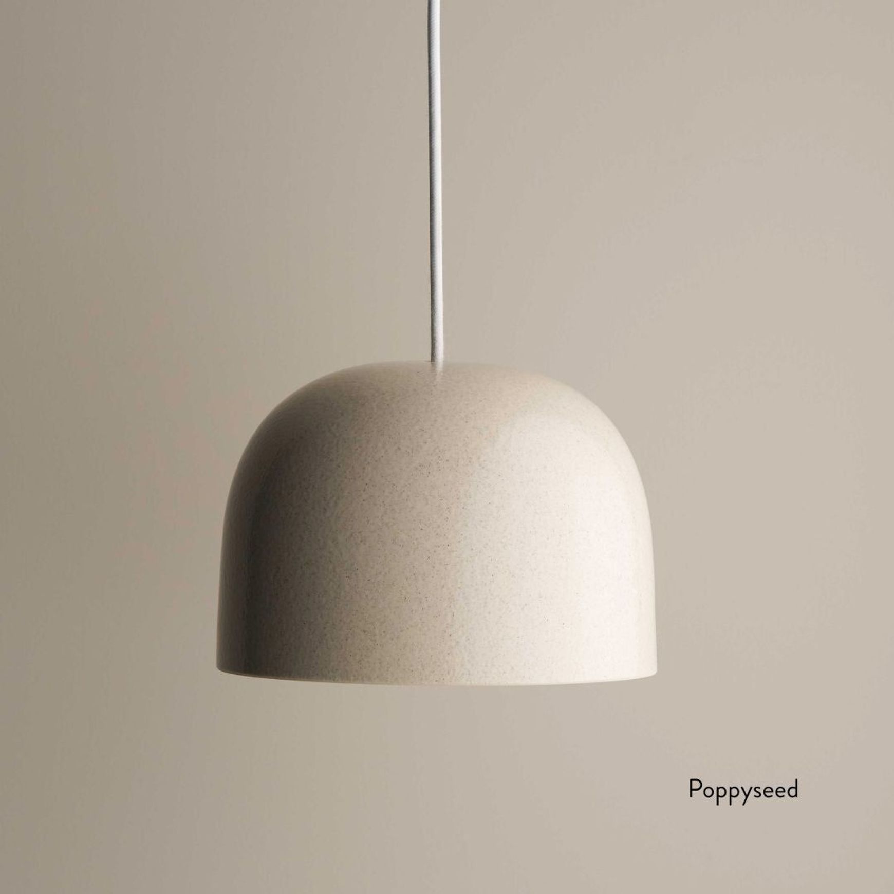 Ceramic Pendant Bell Light Large
